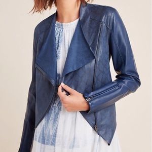 Blank NYC Anthropologie Sharona Navy Jacket